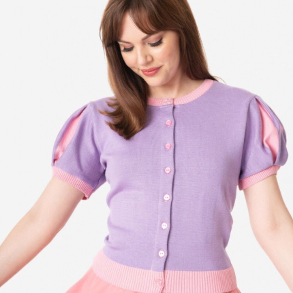 Light Purple Tower Princess Cardigan - Rapunzel Inspired - Disneybound - NWT
